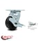 Service Caster 4 Inch Polyolefin Swivel Caster with Ball Bearing and Brake SCC-30CS420-POB-TLB-BSL - alternate 2
